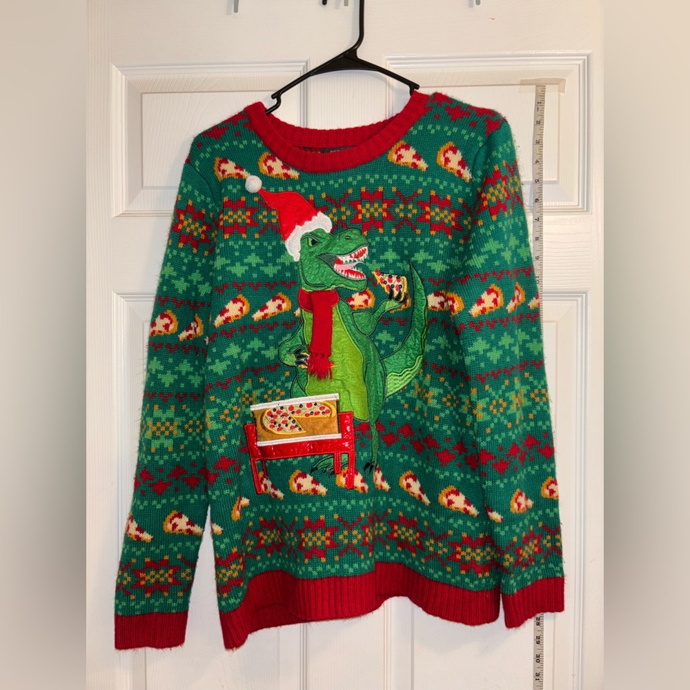 33Degrees Dinosaur Festive Sweater